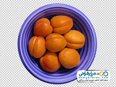 دانلود تصویر با کیفیت ظرف زردآلو