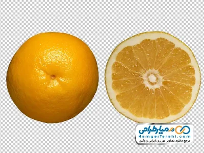دانلود عکس با کیفیت پرتقال برش خورده