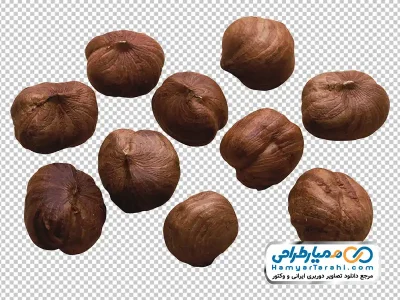عکس با کیفیت مغز فندق با فرمت png