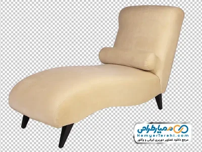تصویر مبل راحتی با بالشتک با فرمت png