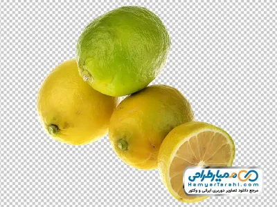 تصویر بدون پس زمینه لیموترش سبز