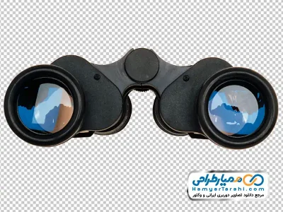 تصویر با کیفیت دوربین شکاری دوچشمی با فرمت png