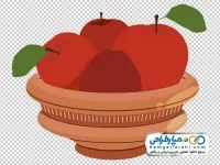 تصویر وکتوری سیب قرمز