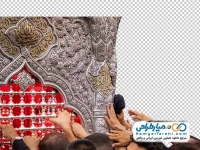 تصویر دوربری پنجره ضریح امام حسین