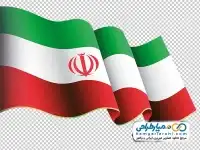 پرچم ایران دوربری شده