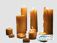 عکس با کیفیت شمع های روشن