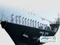 دوربری تصویر کشتی و سربازان نیروی دریایی