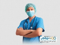 عکس png آقای دکتر با ماسک