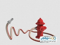 تصویر png شیر هیدرانت و شیلنگ آتش نشانی