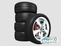 تصویر وکتوری لاستیک ماشین