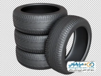 عکس تایر روی هم چیده شده با فرمت png