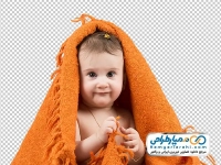 تصویر png نوزاد زیر پتو