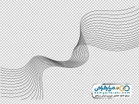 تصویر با کیفیت خطوط موج دار