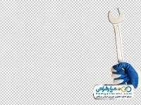 عکس png آچار در دست تعمیرکار