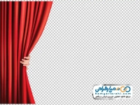 تصویر png پرده قرمز