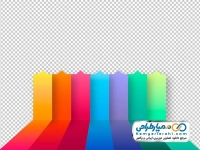 عکس با کیفیت خطوط رنگی