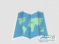 عکس وکتوری نقشه جهان