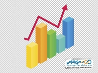 تصویر با کیفیت نمودار رشد میله ای