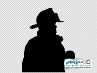 عکس وکتوری مامور آتش نشانی
