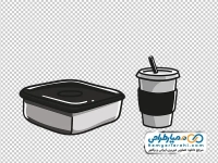 تصویر png ظروف فومی یکبار مصرف