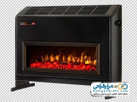 عکس با کیفیت بخاری گازی با طرح شوفاژ دیواری