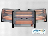 تصویر png بخاری برقی با 4 المنت