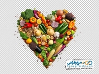 عکس png انواع میوه و سبزیجات