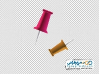 تصویر وکتوری سوزن نقشه
