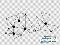 عکس با کیفیت اشکال هندس با خطوط و نقطه