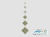 تصویر png وکتوری لوزی های زینتی برای طراحی
