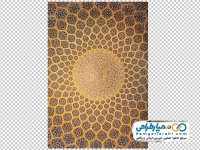 تصویر با کیفیت کاشیکاری سقف مسجد شیخ لطف الله