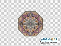 تصویر png وکتور 8 ضلعی تذهیب