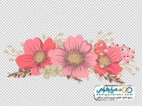 تصویر وکتوری سه گل زیبا