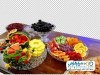 عکس با کیفیت سفره شب یلدا