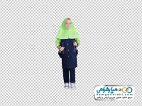 تصویر با کیفیت دختر دبستانی