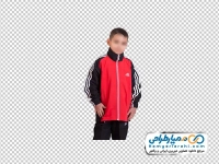 تصویر دوربری پسر با لباس ورزشی