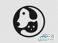 تصویر وکتوری سگ و گربه