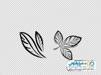 آیکون برگ درخت با فرمت png