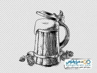 تصویر وکتوری ماگ چوبی