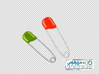 تصویر وکتوری سنجاق قفلی