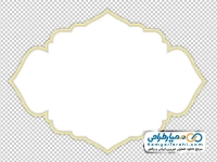 تصویر با کیفیت دوربری کادر ساده سفید برای متن