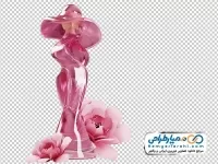 تصویر با کیفیت شیشه عطر و گل