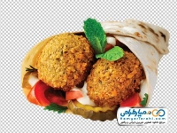 تصویر png ساندویچ فلافل