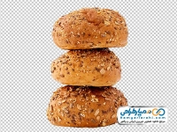 تصویر با کیفیت نان فانتزی کنجدی (همبرگری)