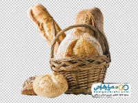 تصویر با کیفیت انواع نان فانتزی در سبد