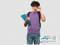 عکس png پسر دانشجو