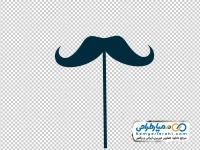 تصویر وکتوری سبیل مردانه