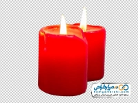تصویر با کیفیت شمع قرمز