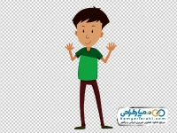 عکس کارتونی پسر بچه