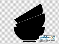 تصویر وکتوری کاسه با فرمت png